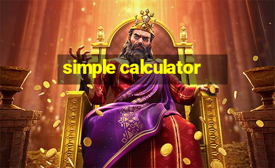 simple calculator