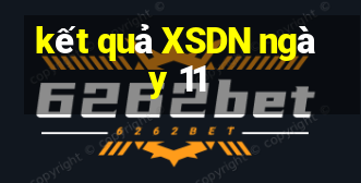 kết quả XSDN ngày 11