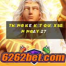 THỐNG KÊ KẾT QUẢ XSBN ngày 27