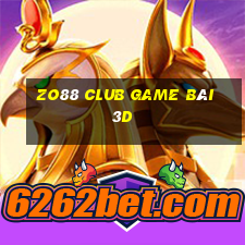 Zo88 Club Game Bài 3D