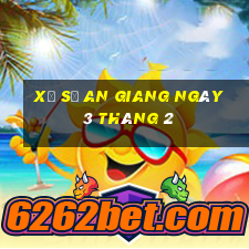 xổ số an giang ngày 3 tháng 2