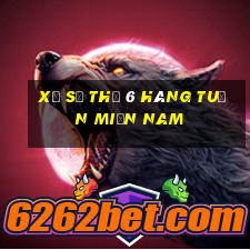 xổ số thứ 6 hàng tuần miền nam