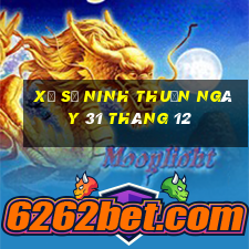 xổ số ninh thuận ngày 31 tháng 12