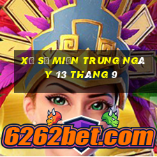 xổ số miền trung ngày 13 tháng 9