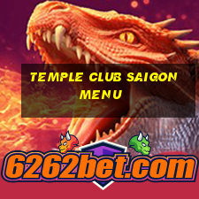 temple club saigon menu