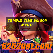 temple club saigon menu