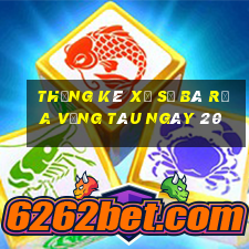 Thống kê Xổ Số Bà Rịa Vũng Tàu ngày 20