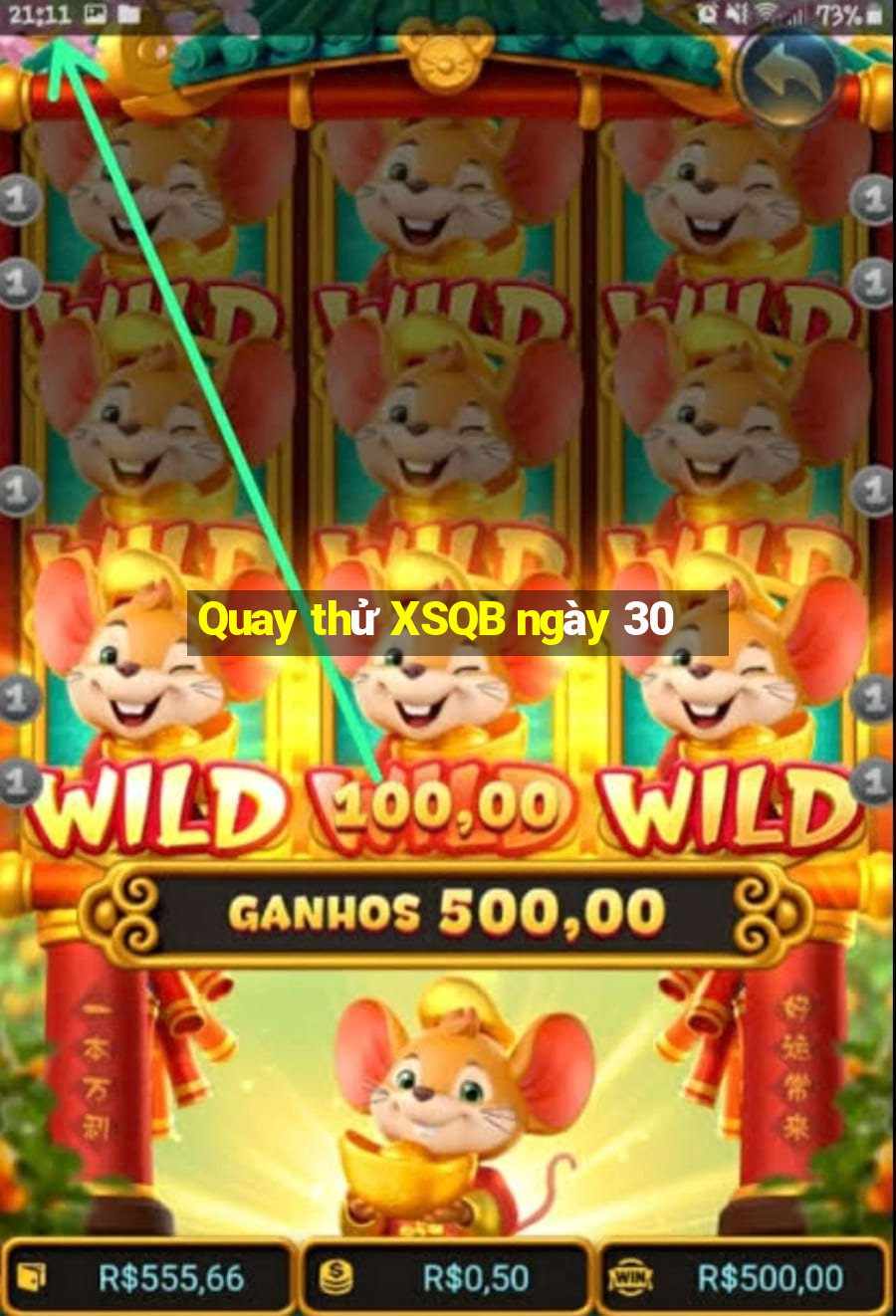 Quay thử XSQB ngày 30