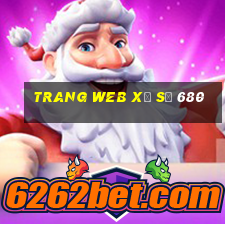 Trang web xổ số 680