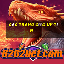 các trang cược uy tín