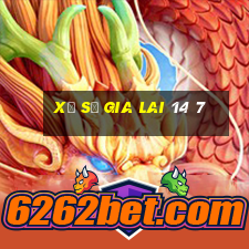 xổ số gia lai 14 7