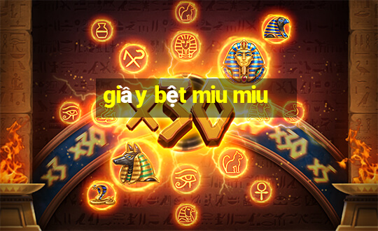 giầy bệt miu miu