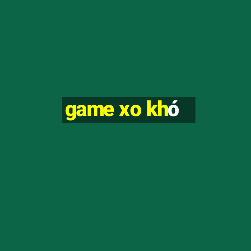 game xo khó