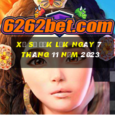 xổ số đắk lắk ngày 7 tháng 11 năm 2023