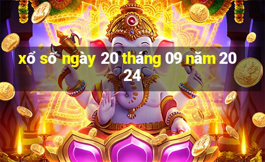 xổ số ngày 20 tháng 09 năm 2024