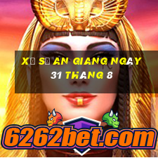 xổ số an giang ngày 31 tháng 8