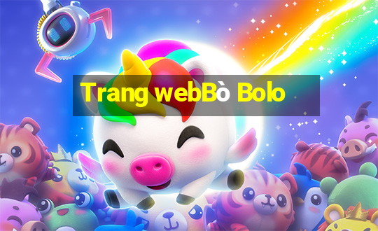 Trang webBò Bolo