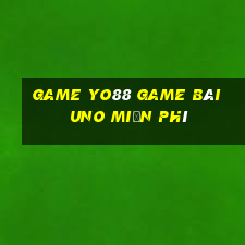 Game Yo88 Game Bài Uno Miễn Phí