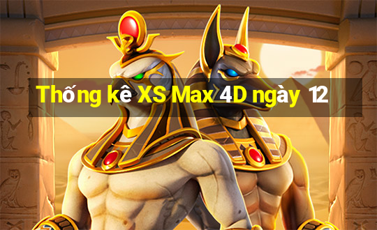 Thống kê XS Max 4D ngày 12