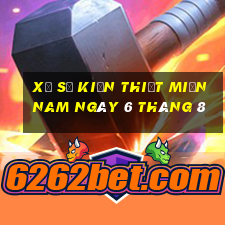 xổ số kiến thiết miền nam ngày 6 tháng 8