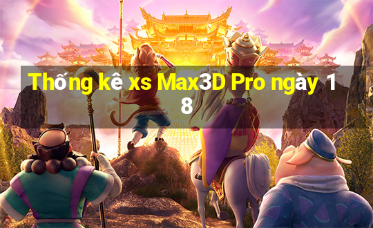 Thống kê xs Max3D Pro ngày 18