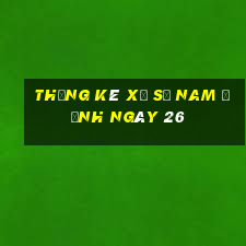 Thống kê Xổ Số nam định ngày 26