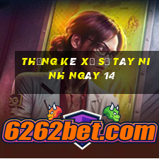 Thống kê Xổ Số Tây Ninh ngày 14