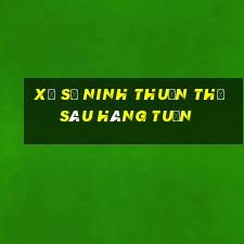 xổ số ninh thuận thứ sáu hàng tuần