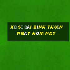 xổ số đài bình thuận ngày hôm nay