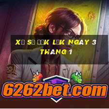 xổ số đắk lắk ngày 3 tháng 1