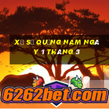 xổ số quảng nam ngày 1 tháng 3