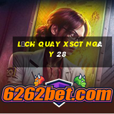 Lịch quay XSCT ngày 28