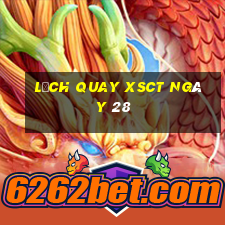 Lịch quay XSCT ngày 28