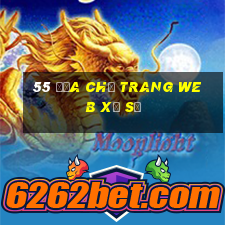 55 Địa chỉ trang web xổ số