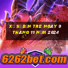 xổ số bến tre ngày 9 tháng 11 năm 2024