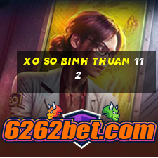 xo so binh thuan 11 2