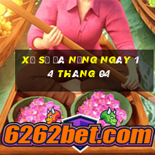 xổ số đà nẵng ngày 14 tháng 04