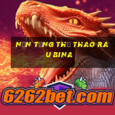 Nền tảng thể thao rau bina