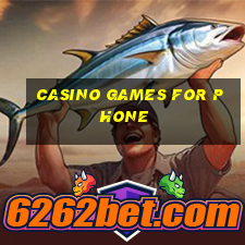 casino games for phone