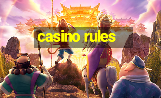 casino rules