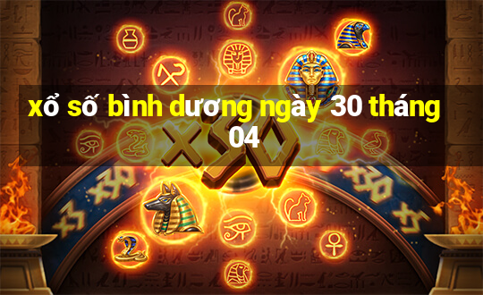 xổ số bình dương ngày 30 tháng 04