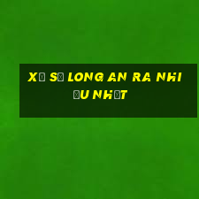 xổ số long an ra nhiều nhất