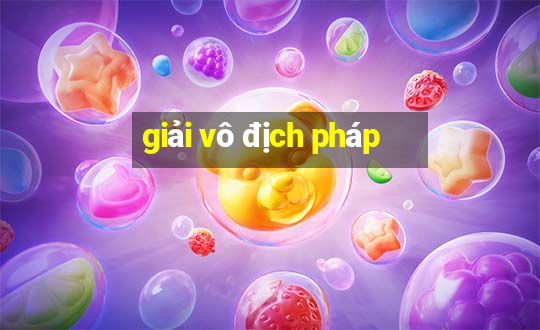 giải vô địch pháp