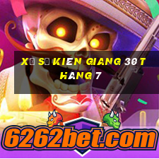 xổ số kiên giang 30 tháng 7