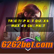 Trực tiếp kết quả XS Max 4D Chủ Nhật