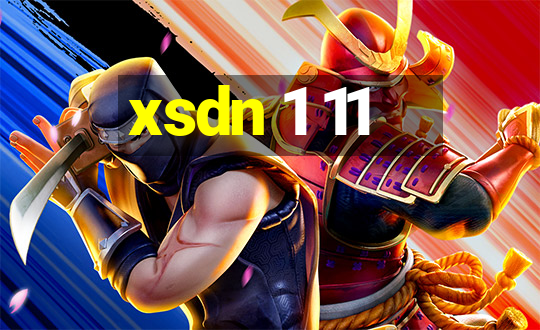 xsdn 1 11