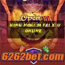 kinh nghiệm tài xỉu online