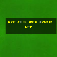 RTF Xổ số Web Đăng nhập