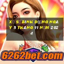 xổ số bình dương ngày 5 tháng 11 năm 2024