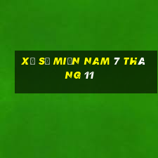 xổ số miền nam 7 tháng 11